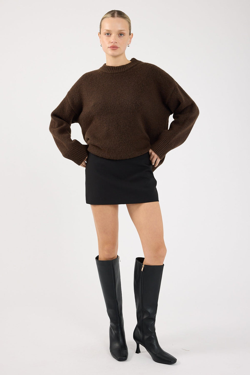 Perfect Stranger Luca Mini Skirt Black